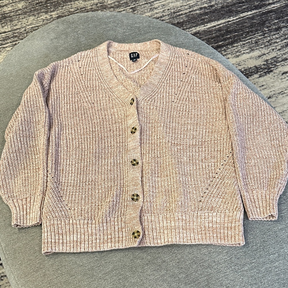 GAP Women's Marled Cardigan Sweater